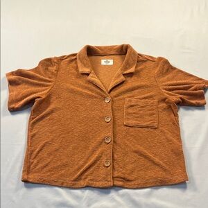Marine Layer Women’s Rust Button-Down Shirt